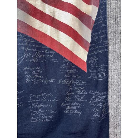 Men's Cotton Traders Sport American Flag Constitution Short Sleeve Polo Size XL - Picture 11 of 15